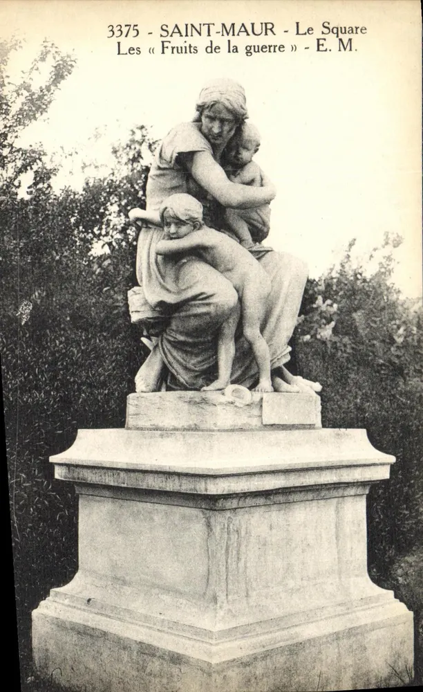 Saint-Maur - Der Platz - Die « Früchte des Krieges » - E. M. - Vorderseite
