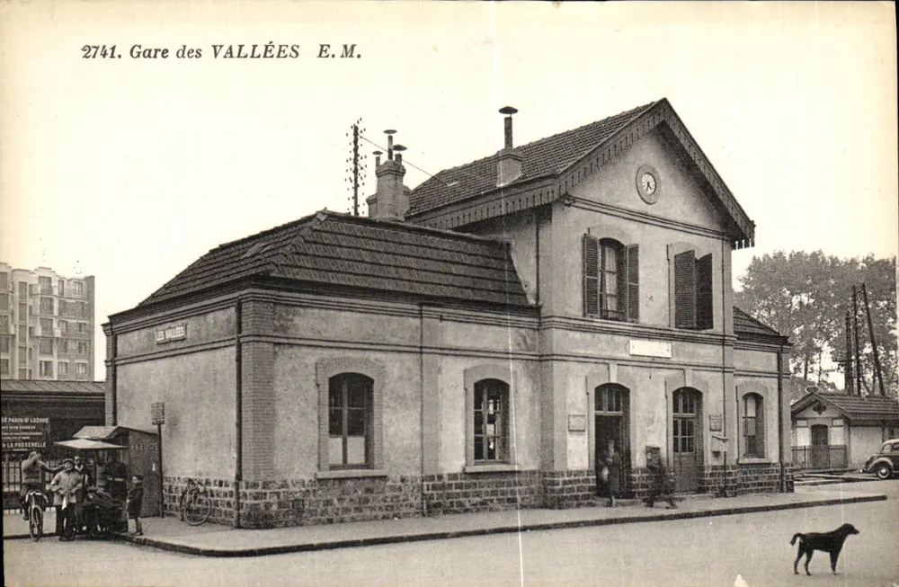 Estação das Vallées — Editor E.M. — Número de série 2741 - Frente
