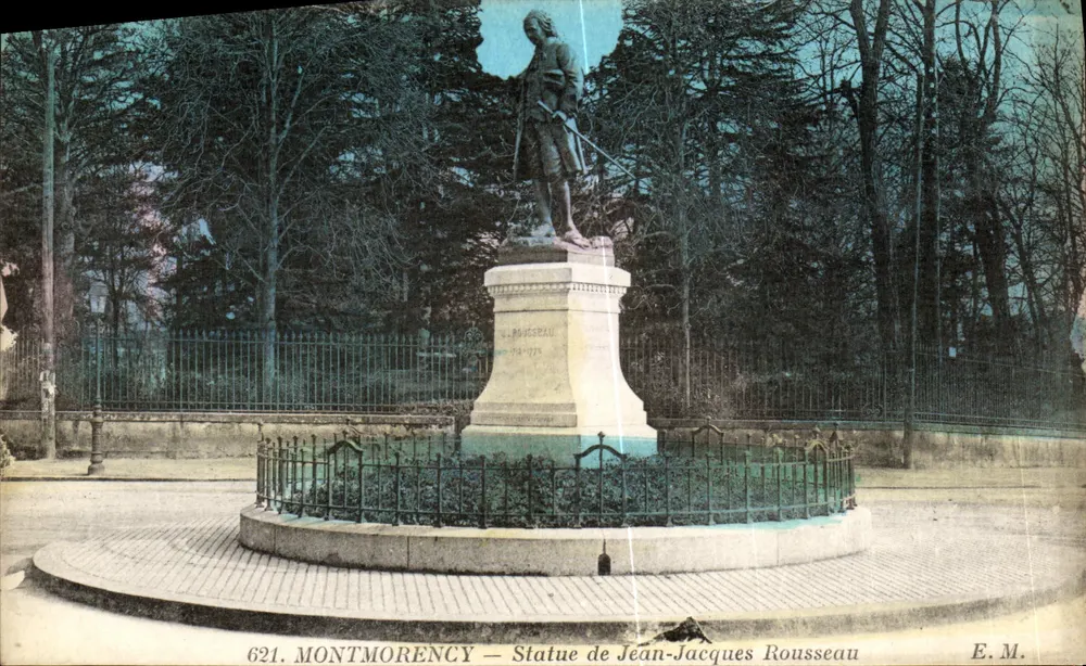 Montmorency — Estátua de Jean-Jacques Rousseau — E.M. n°621 - Frente