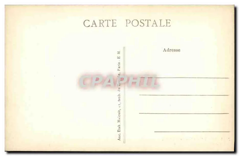 Fontenay-aux-Roses — La Fosse Bazin — E.M. n°5814 - Rückseite
