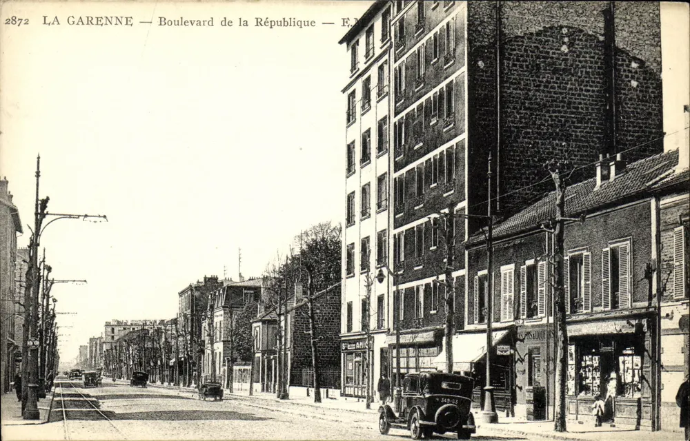 La Garenne — Boulevard de la République — E.P. 2872 - Frente