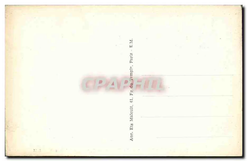 Bois-Colombes — Die Station und Rue des Aubépines — E.M. n°2905 - Rückseite