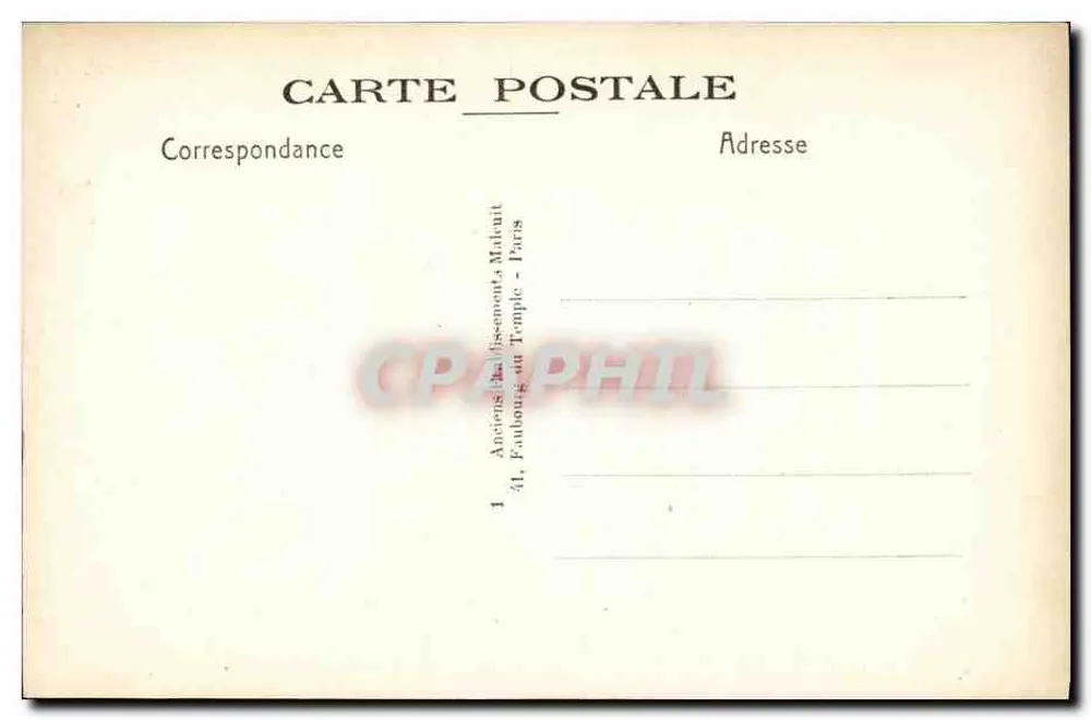 Saint-Ouen — Avenue de la Gare — E. M. n° 5971 - Verso