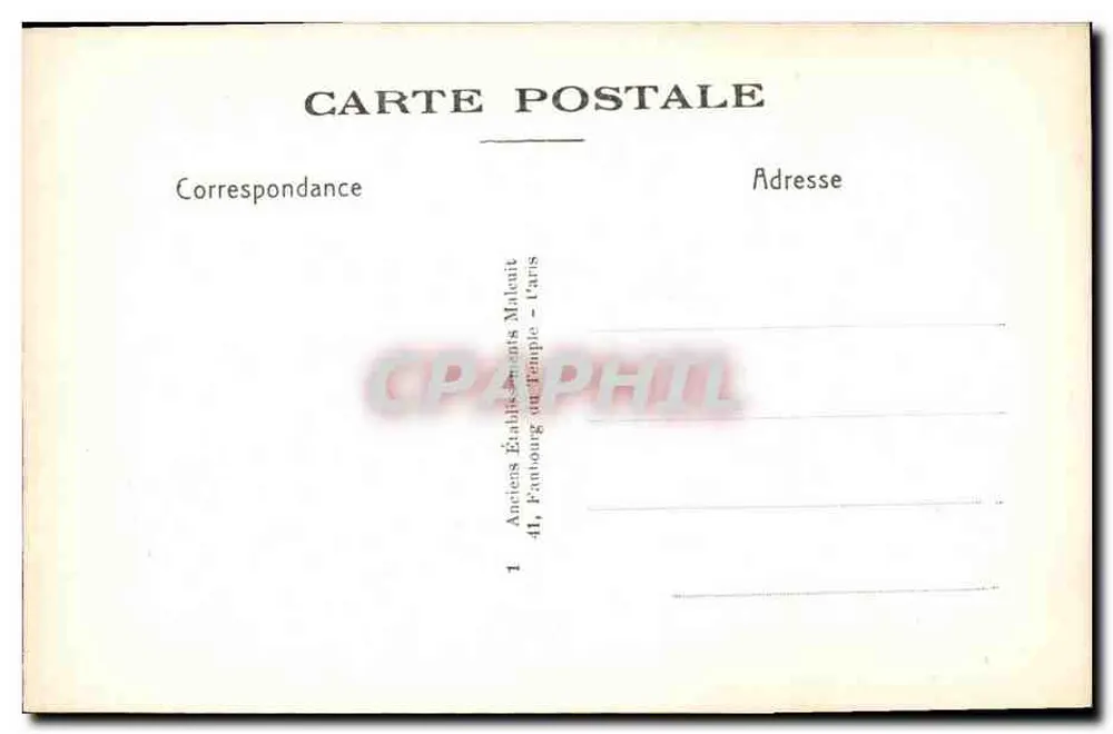 Billancourt — Ansicht des Brücke über den Petit Bras der Seine — E. M. n° 139 - Rückseite