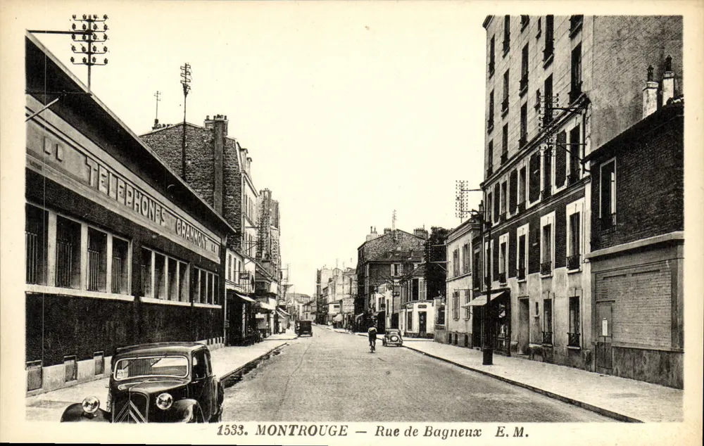 Montrouge — Rue de Bagneux — Verlag E.M. n°1533 - Vorderseite