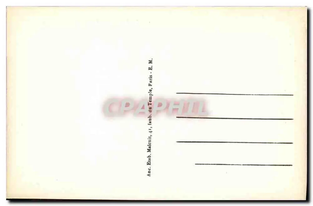 Les Vallées — Place de la Gare — E.M. n°2764 - Verso