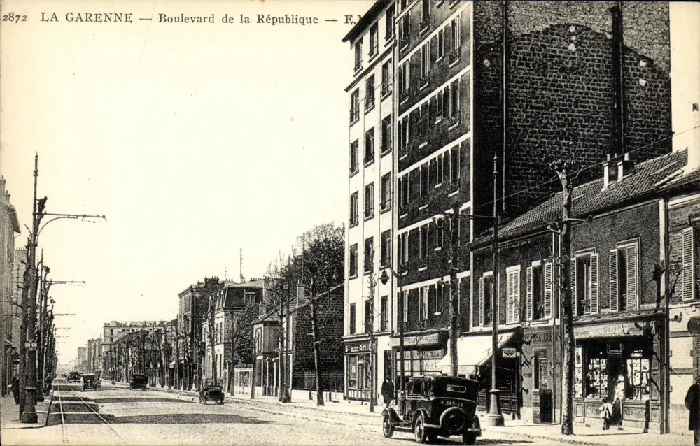 La Garenne — Boulevard de la République — F.N. — Editora E.M. - Frente