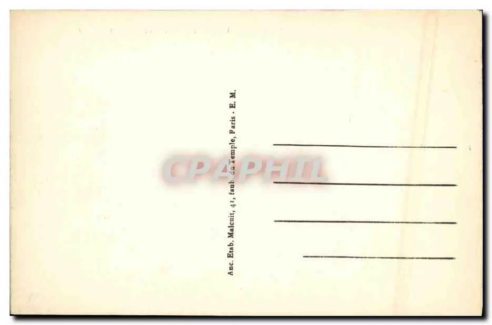 Les Vallées — Place de la Gare — E.M. n°2764 - Verso