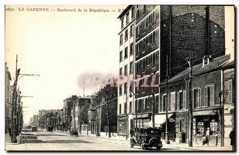 La Garenne — Boulevard da República — E.M. - Frente