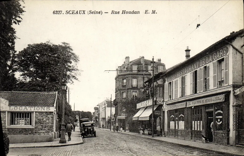 Seaux (Seine) — Straße Houdan — Verlag E. M. Nr. 6327 - Vorderseite