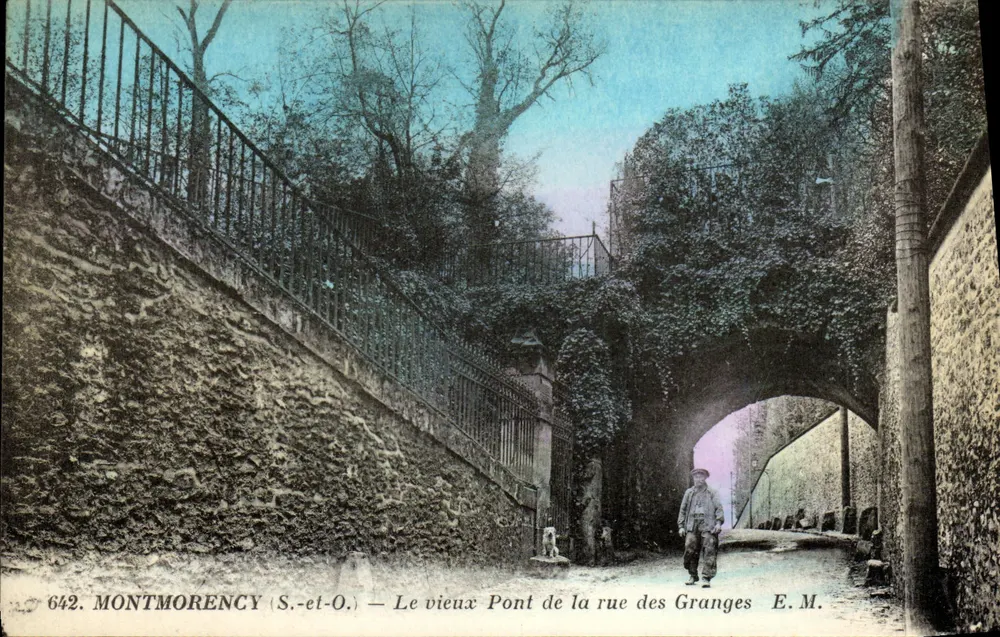 Montmorency (S.-et-O.) — Der alte Brücke der Rue des Granges — E. M. - Vorderseite