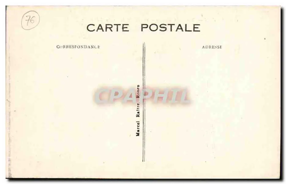 Rouen — Rue Saint-Romain — Alte Häuser des 15. Jahrhunderts - Rückseite
