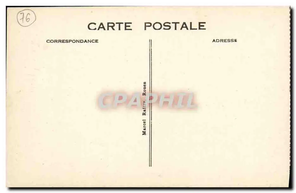 Von Rouen nach Havre an Bord des "Félix-Faure" — passage du TRAIT — B.D. n°15 - Rückseite