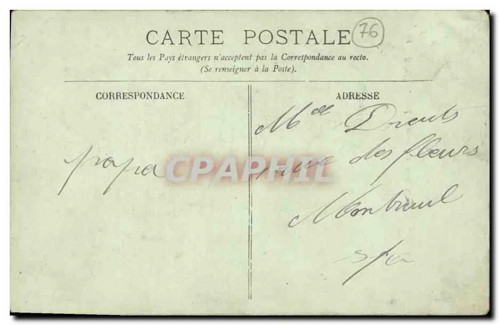 Rouen — Der Große Portal von Saint-Ouen — LL. n°73 - Rückseite