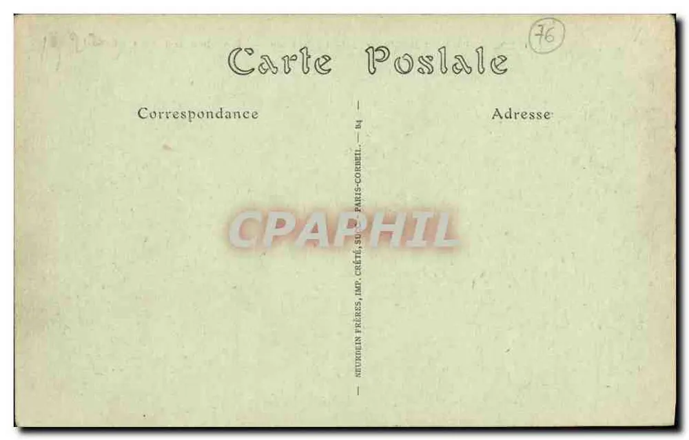 Rouen — Il Ponte Bofeldieu e la Cattedrale — editore JND, n° 17 - Verso