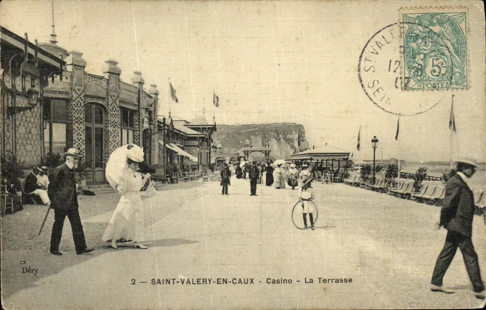 Saint-Valery-en-Caux — Casino — La Terrasse — Déri, n°2 - Vorderseite