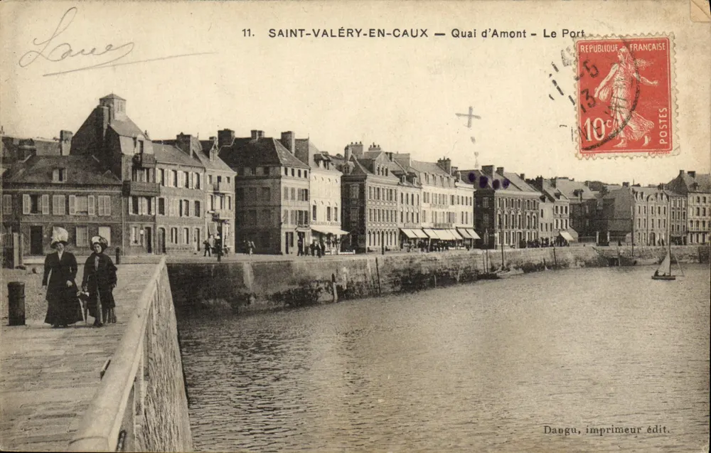 Saint-Valéry-en-Caux — Quai d'Amont — Der Hafen — Dangu, Drucker/Verleger - Vorderseite