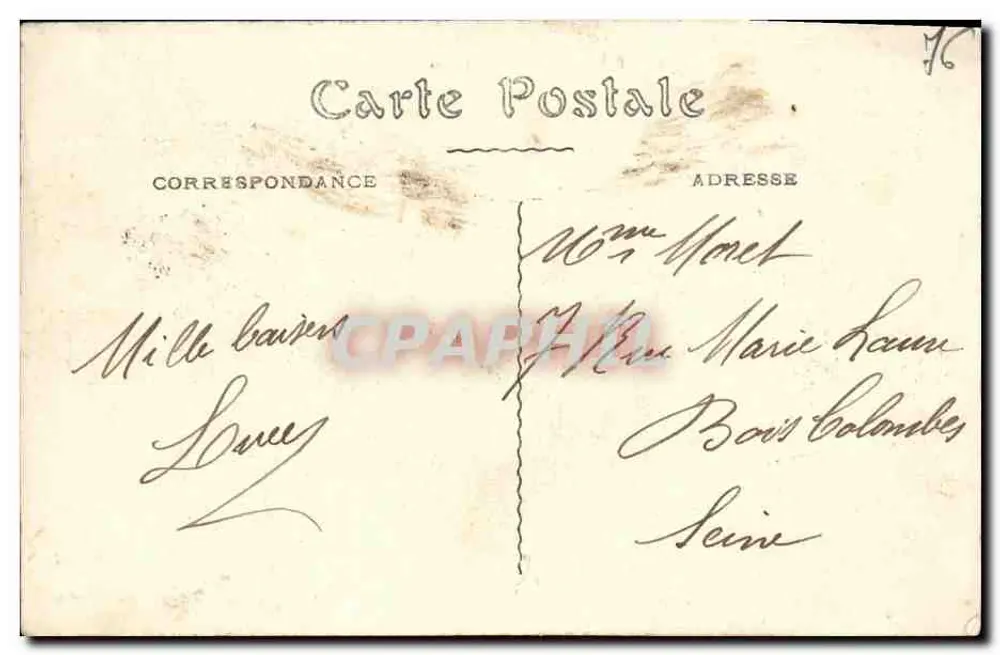 St-Valéry — A Ponte Superior — Novas Galerias, n°6 - Verso