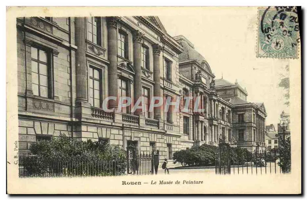 Rouen — Muzeum Malowideł — C.B. Paris - Awers