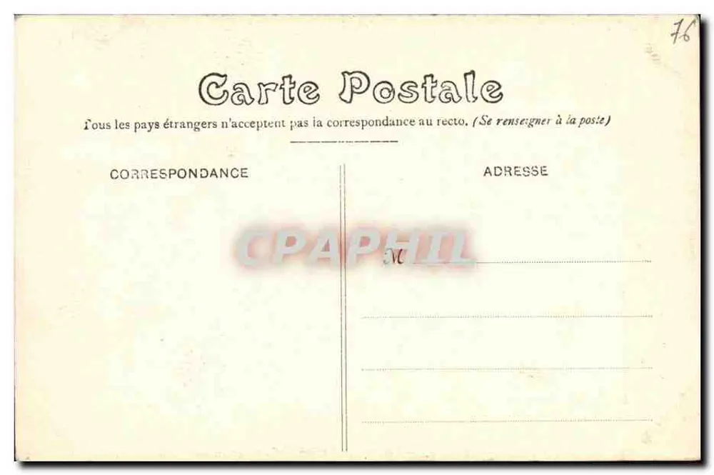 Rouen — Portique der Cour des Libraires und Straße St-Romain — G. Ausschau, Nr. 604 - Rückseite
