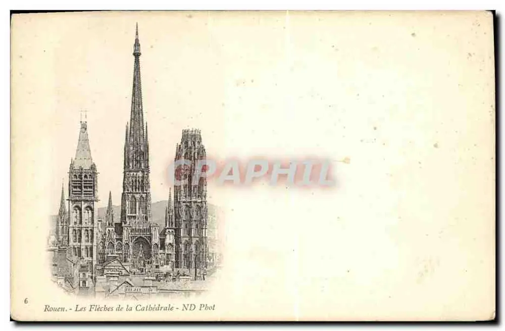 Rouen - As Flechas da Catedral — ND Phot, n°6 - Frente