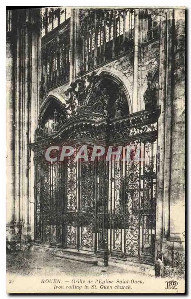 Rouen — Eisenportal der Kirche Saint-Ouen — NDH Fotografie. - Vorderseite