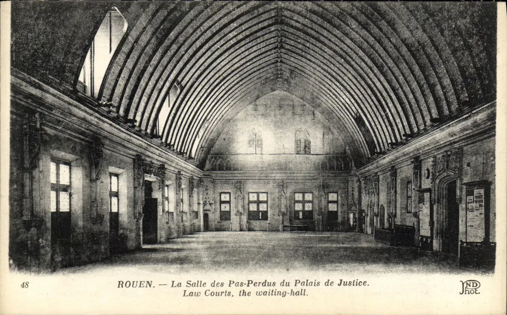 Rouen — Der Saal der Verlorenen Schritte des Palastes der Justiz — JND Phot. - Vorderseite