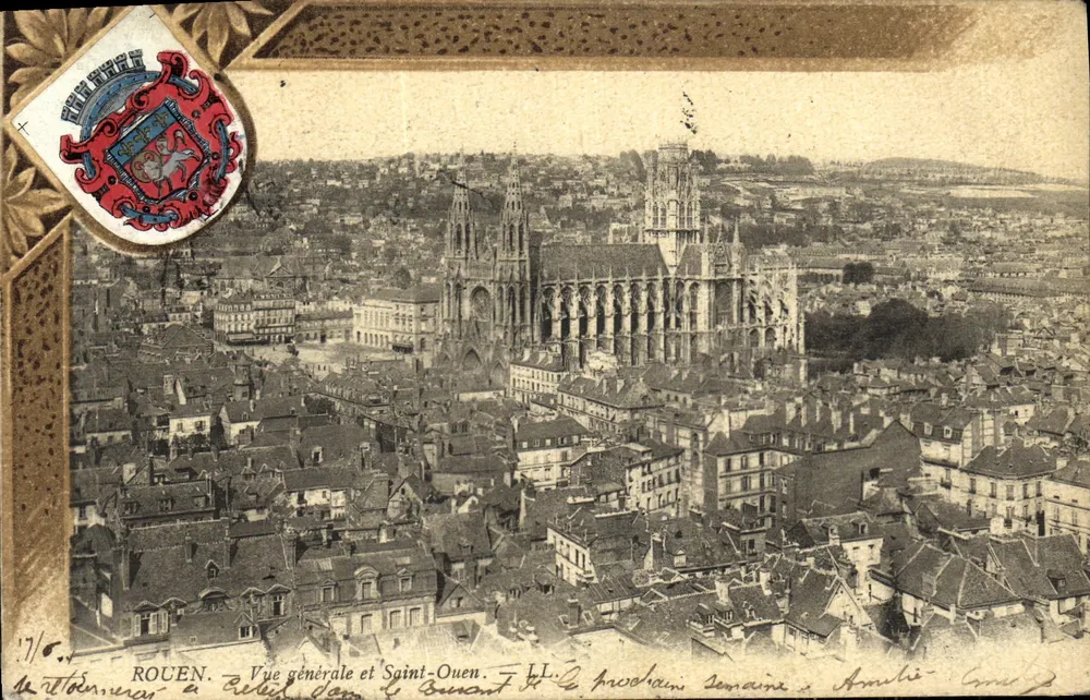 Rouen — Algemene uitzicht en Saint-Ouen — L'Imprimerie Nouvelle Photographique - Voorkant