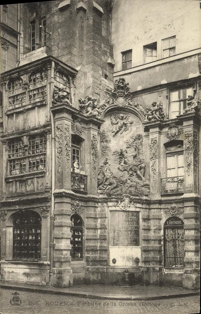 Rouen — Fontaine de la Grosse Hôtilège — C.L.C. - Vorderseite