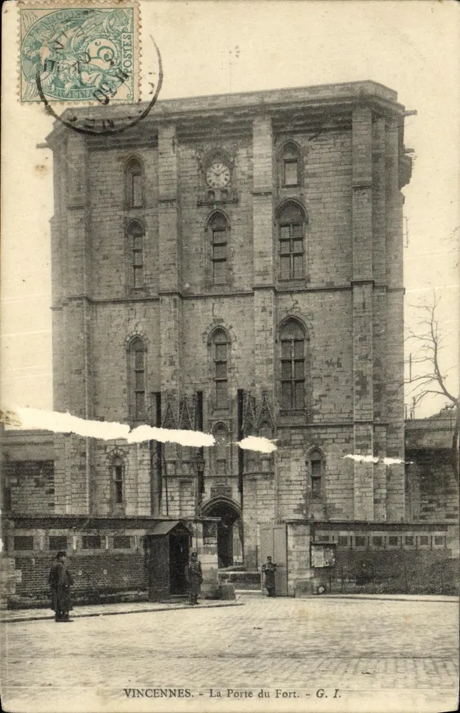 Vincennes — La Porte du Fort — G. I. - Frente