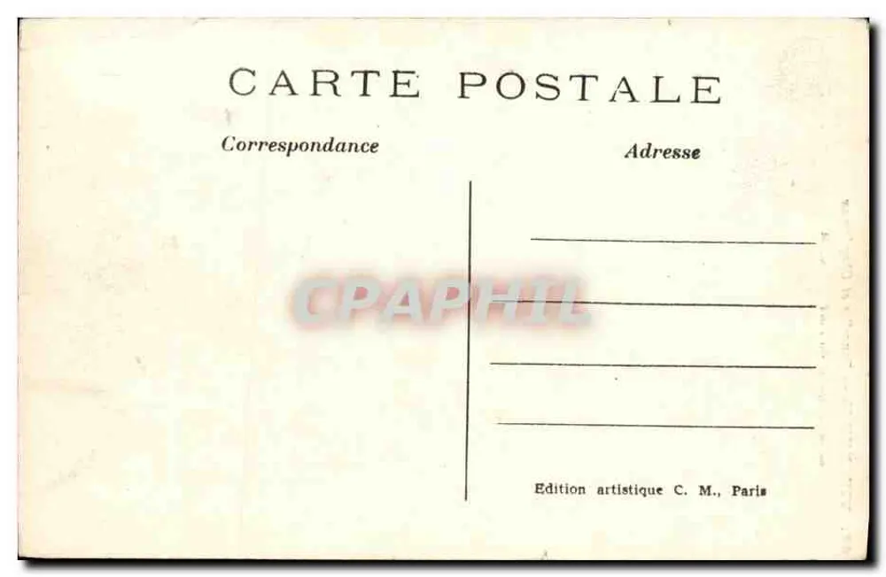 Vincennes — Türme und Kuppel der Kapelle des Forts — C.M. n°68 - Rückseite