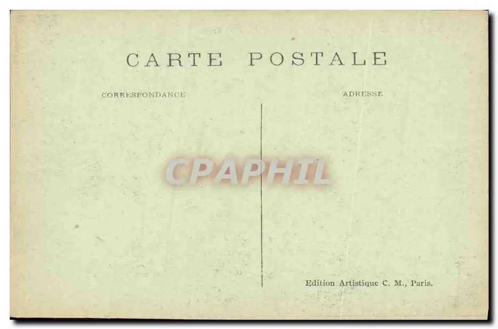 Vincennes — A Capela do Castelo — C.M. n°58 - Verso