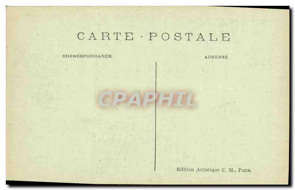 Vincennes - Das Fort - Blick auf das Artillerieviertel — C.M. n°83 - Rückseite