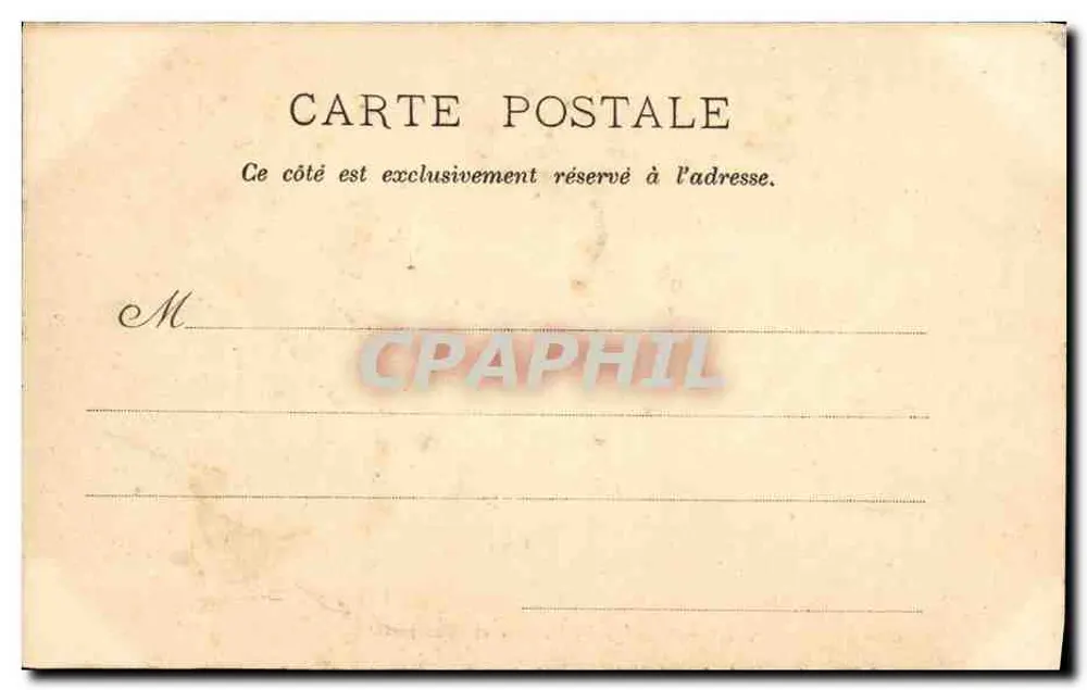 Bois de Vincennes — Cascata e Ponte Rustico — editor não visível - Verso