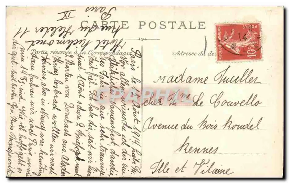 Paris — Tombeau de l'Empereur aux Invalides — D. L. - Verso