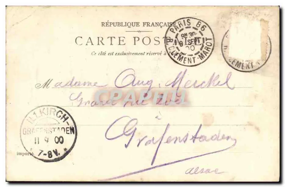 Hôtel des Invalides — Die Kapelle des Mausoleums von Napoleon I. — Verlag Béhaut P. & D. Béhaut 194 - Rückseite
