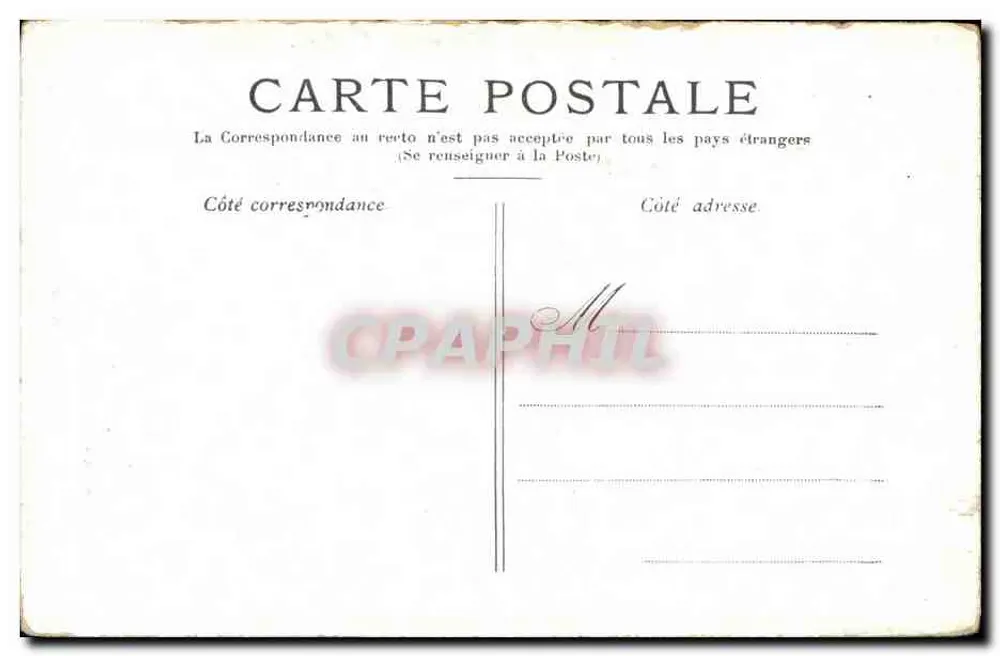 Paris — A Santa Capela — editor não identificado, número de série não visível - Verso