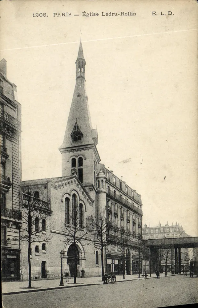 Paris — Igreja Ledru-Rollin — E.L.D. n°1206 - Frente