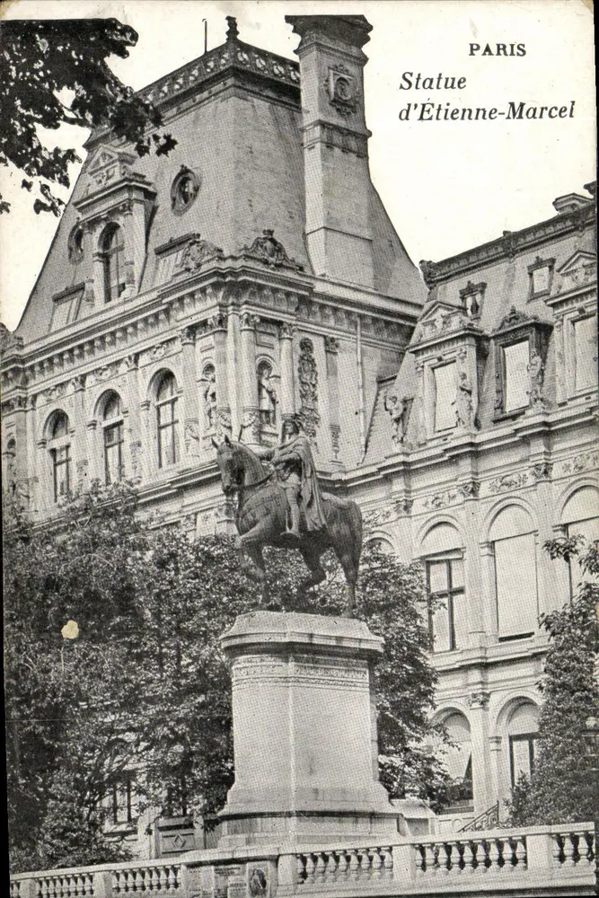 Paryż — Statua Étienne-Marcel — wydawca nie widoczny - Awers