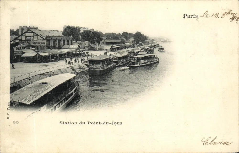 Station Point-du-Jour — Paris — B.F. Paris n°90 - Vorderseite