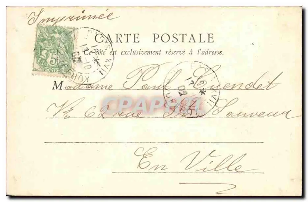 Station Point-du-Jour — Paris — B.F. Paris n°90 - Rückseite