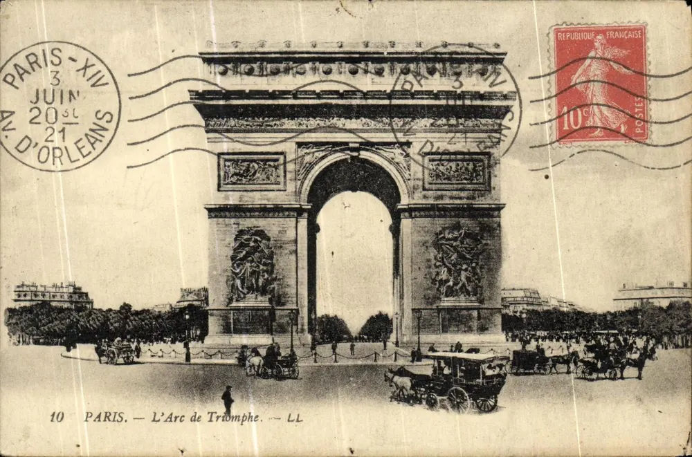 Paris — Arco do Triunfo — LL - Frente