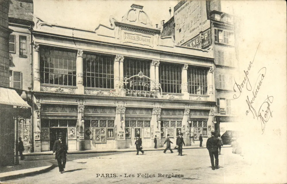 PARIS - As Folies Bergères — editor desconhecido, número de série não visível - Frente