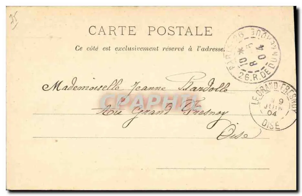 Bois de Boulogne — Chinesischer Pavillon — P. Marmuse, Paris, n°58 - Rückseite
