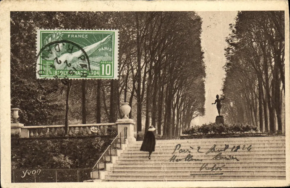 Jardin du Luxembourg — Allée des Platanes — Édition d'Art YVON, Serie 5 Nr. 94 - Vorderseite