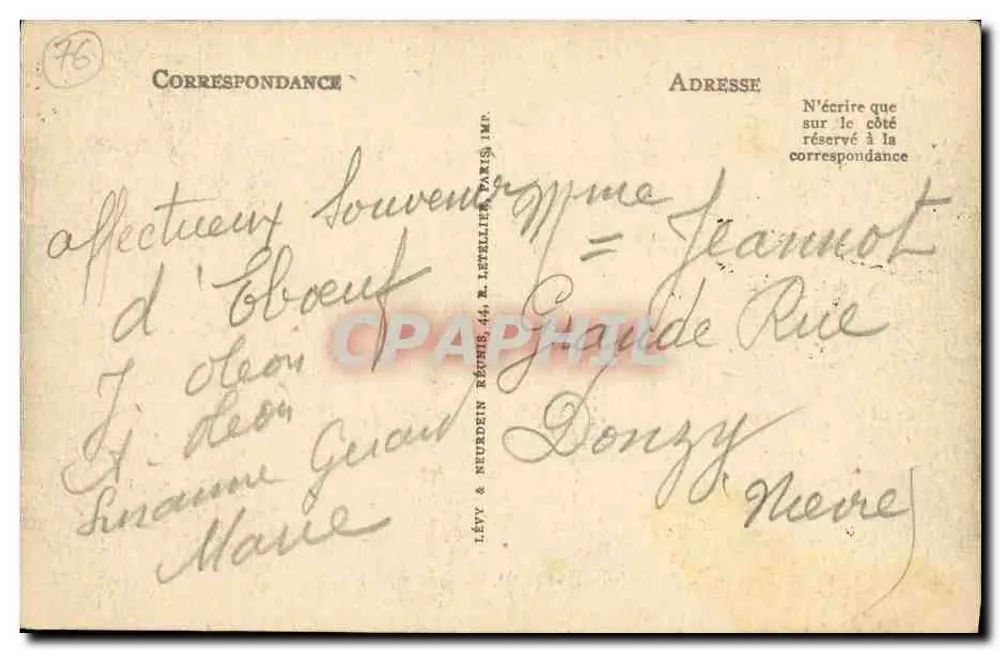 Elbeuf — Algemene uitzicht genomen vanaf het Pavillon — ND — Uitgever ND, n° 17 - Achterkant
