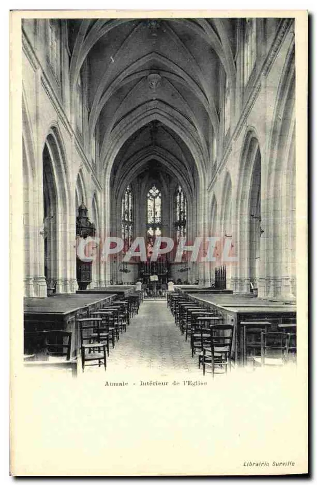 Anmaie - Binnenkant Van De Kerk — Librairie Surville - Voorkant