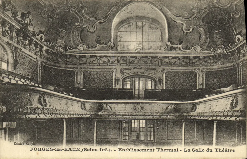 Forges-les-Eaux (Seine-Inf.) — Thermaler Betrieb — Der Theatersaal — Edition Kapplé - Vorderseite