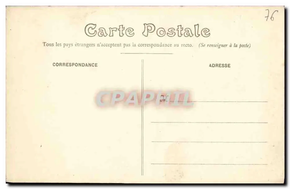 Varengeville — Sur les Falaises — F. Fandak (n° 999) - Rückseite