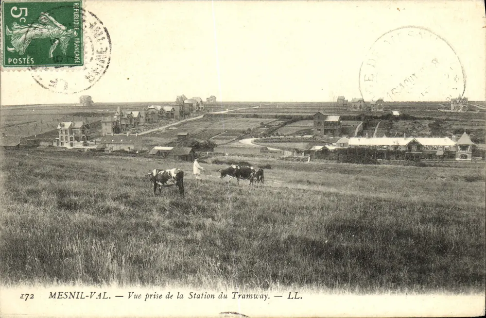 Mesnil-Val — Vista scattata dalla Stazione del Tramway — LL. — n° 72 - Recto